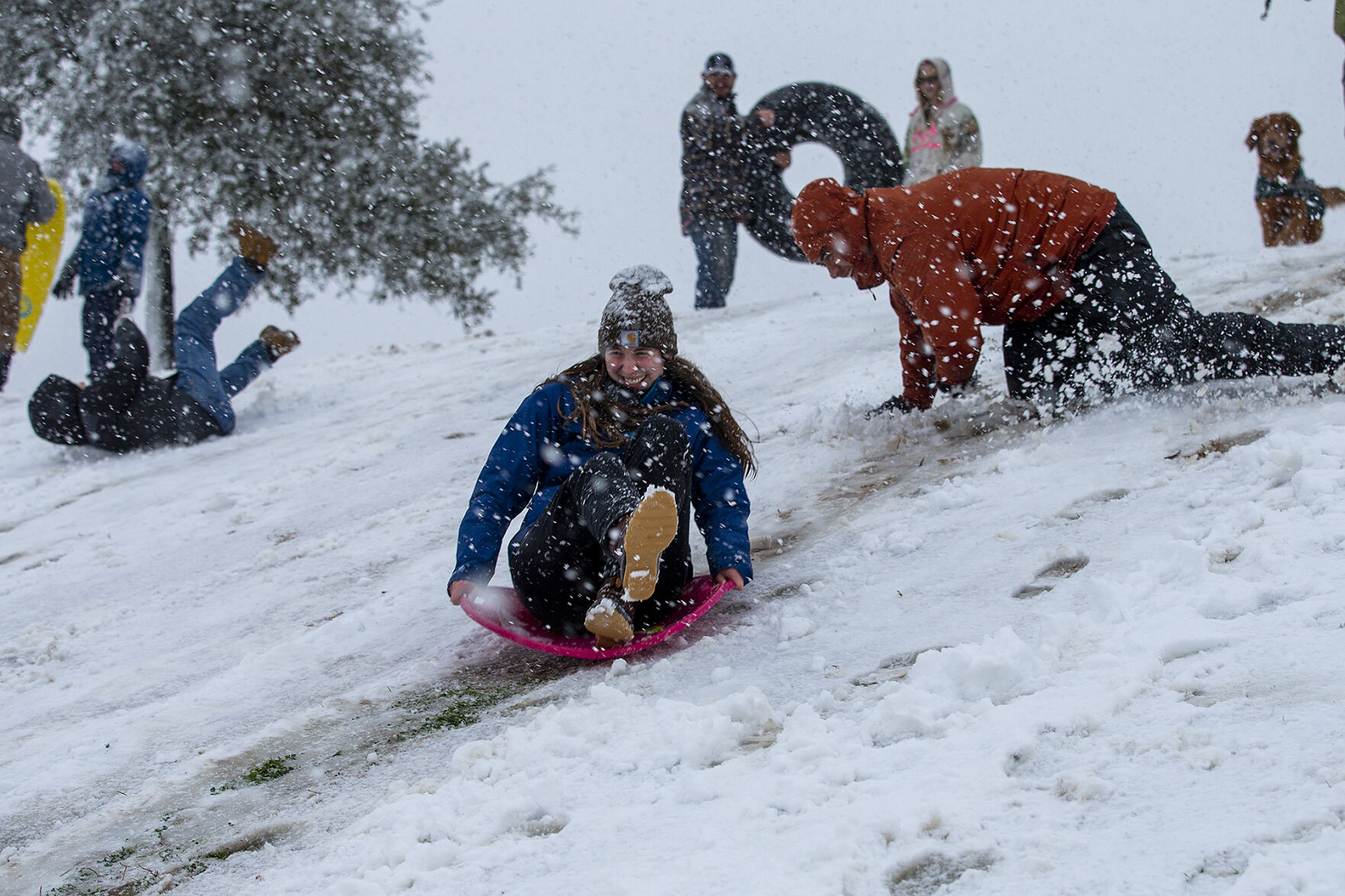 Snowfall in B-CS